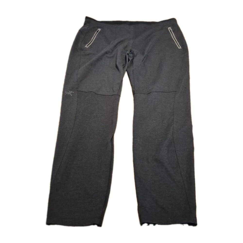 Arc'teryx Cormac Pant Men Size XL Gray Elastic Waist Drawstring (37x30.5)